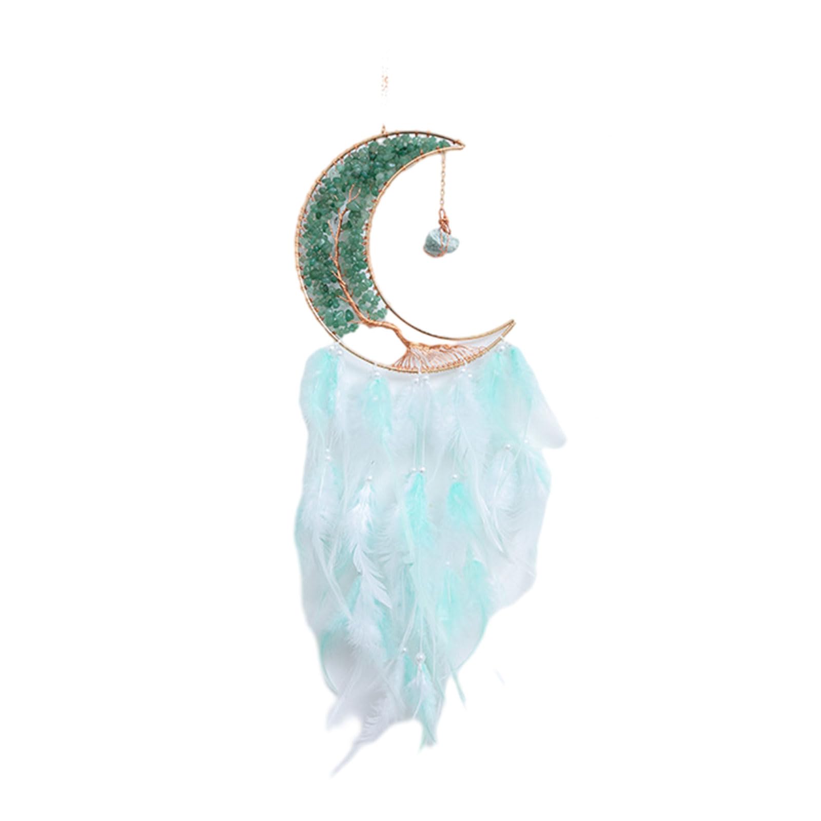 Dream Net with Crystals Stones Dream Catchers Accessory Ornaments for Living Room Jewelry