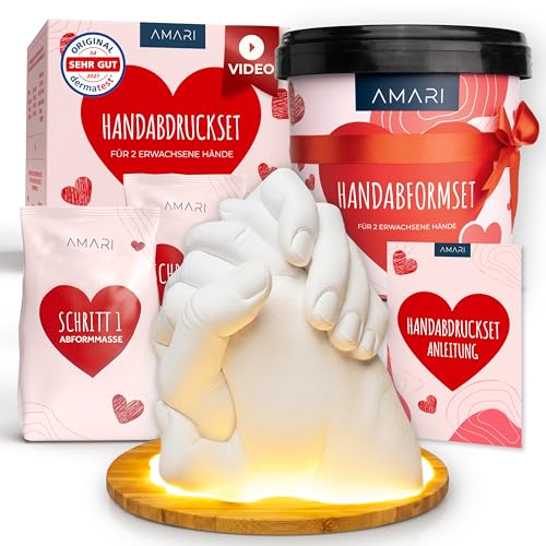 AMARI® Handabdruck Set für Paare und Familie (Love...