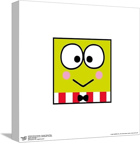 Trends International Gallery Pops Sanrio Keroppi - PĂłster de pared en lienzo de cara feliz de Keroppi, 12.00 x 12.00 pulgadas, lienzo estirado Trends International Gallery Pops Sanrio Keroppi - PĂłster de pared en lienzo de cara feliz de Keroppi, 12.00 x 12.00 pulgadas, lienzo estirado