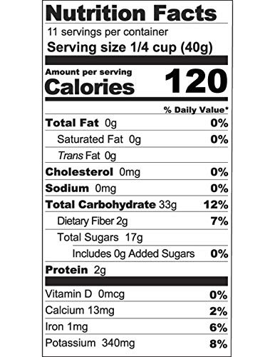 Sunrise Fresh Dried Fruit Company No Sugar Added Dried Dark Sweet Cherries, 16 oz. Bag