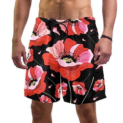 Maillots de bain pour hommes de plage fleuris short pour vacances d'été VERED