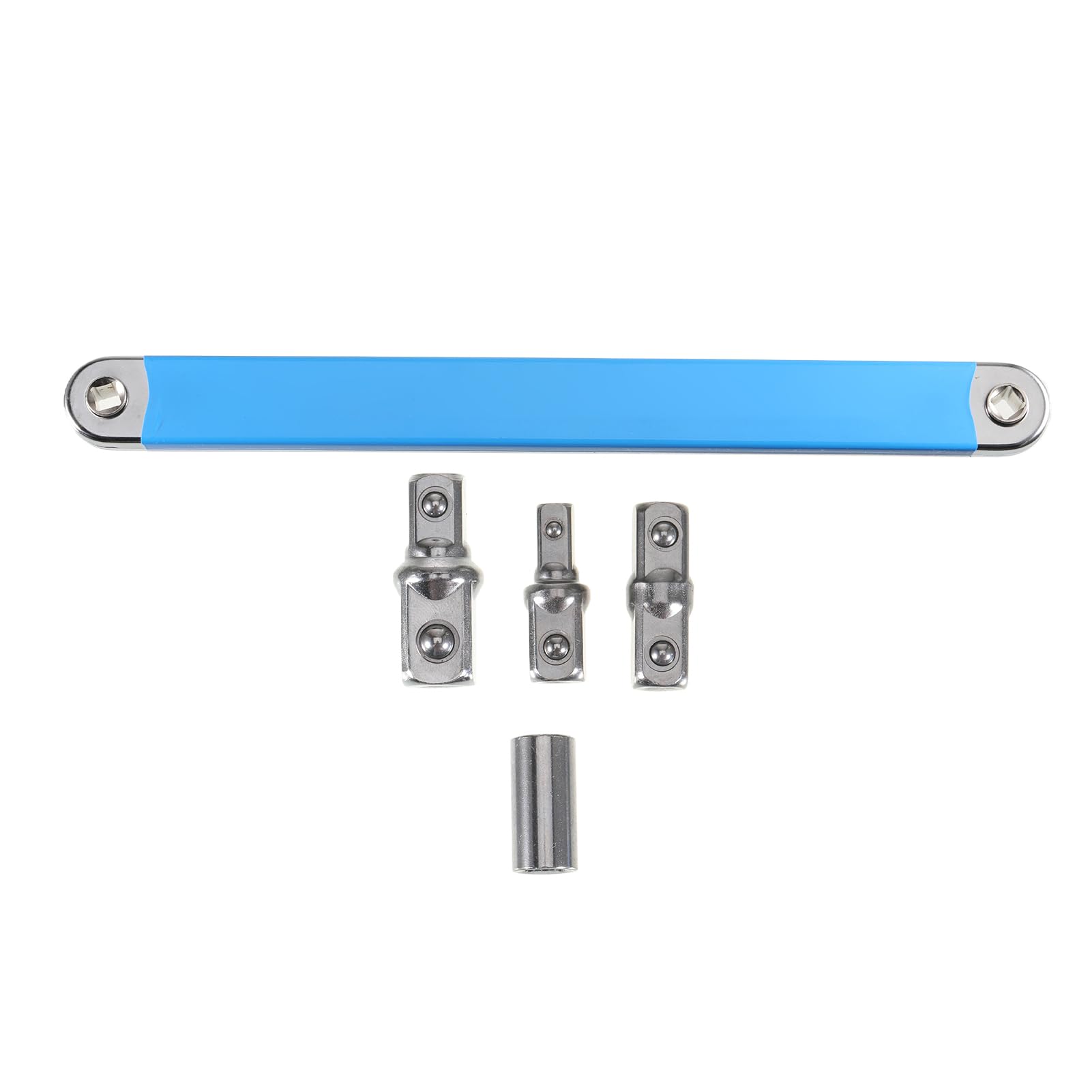 Llave de extensión compensada de Metal, herramienta mano, juego llave extensión alcance apretado multifuncional con 1/2 ajustable, Sin almacenamiento