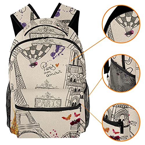 Sac à dos de voyage Paris pour transporter ses affaires de cours et loisirs