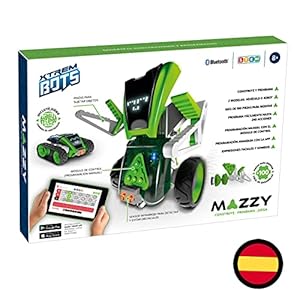 Xtrem Bots – Mazzy | Robot Juguete | Robot Programable Y De Construcción | Juguetes Niños 8 Años O Más | Juguetes para Niños De 8, 9, 10, 11 Y 12 Años