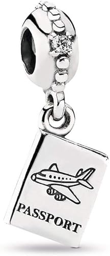 Encantos para pulseras Pandora de la Torre Eiffel París, pasaporte, foto foto foto foto foto fotógrafo