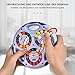GERUI Rotierender Fingerwürfel Intelligenz Spiele, IQ Game Magic Bean Rotating Cube Spielzeug, Dekompression Puzzle Toys für Kinder Teens Erwachsene - Neueste Angst Linderung Spielzeug (Blau)