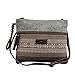 Myra Bag Presentable Small & Crossbody Bag Upcycled Cotton & Hair Leather S-3067