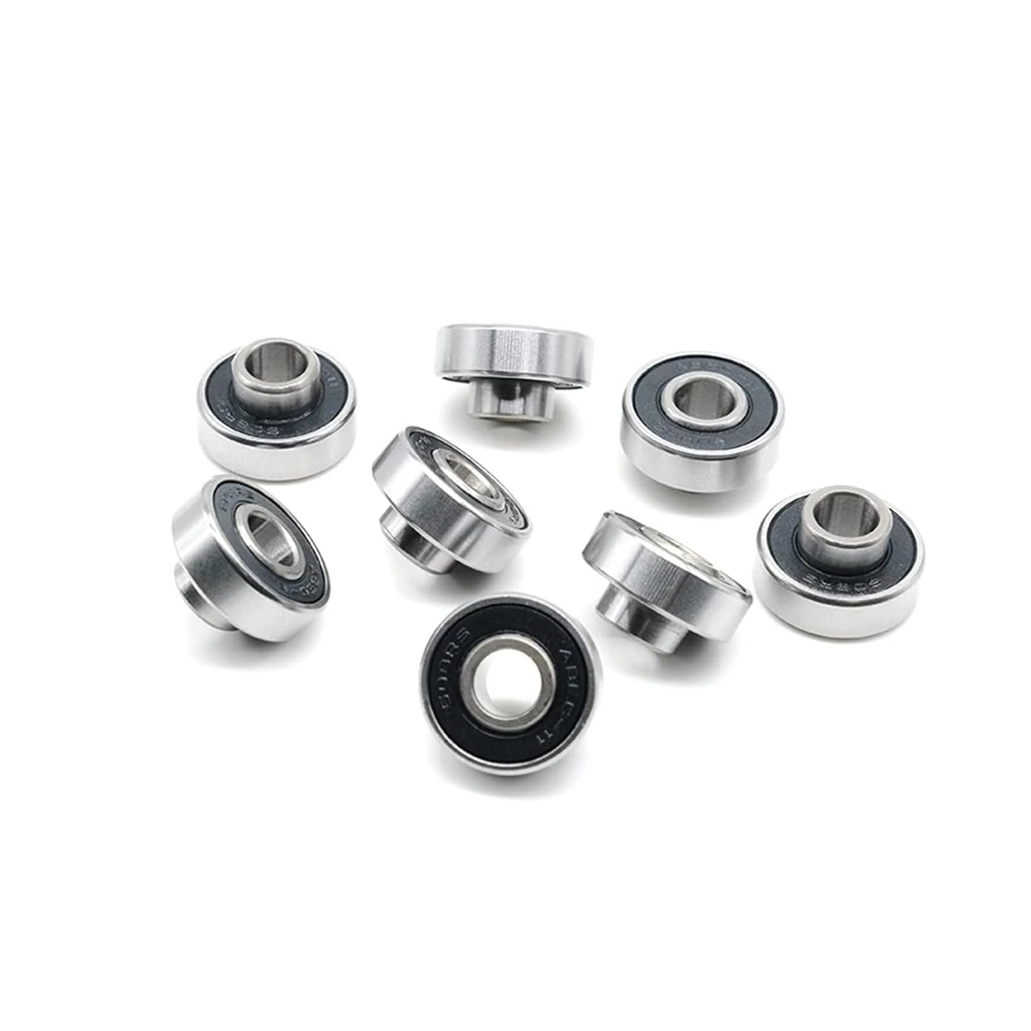 8Pcs 608RS Skateboard ABEC 11 Bearing with Spacer Longboard Bearing Skateboard Bearing 8X22X12.6 mm