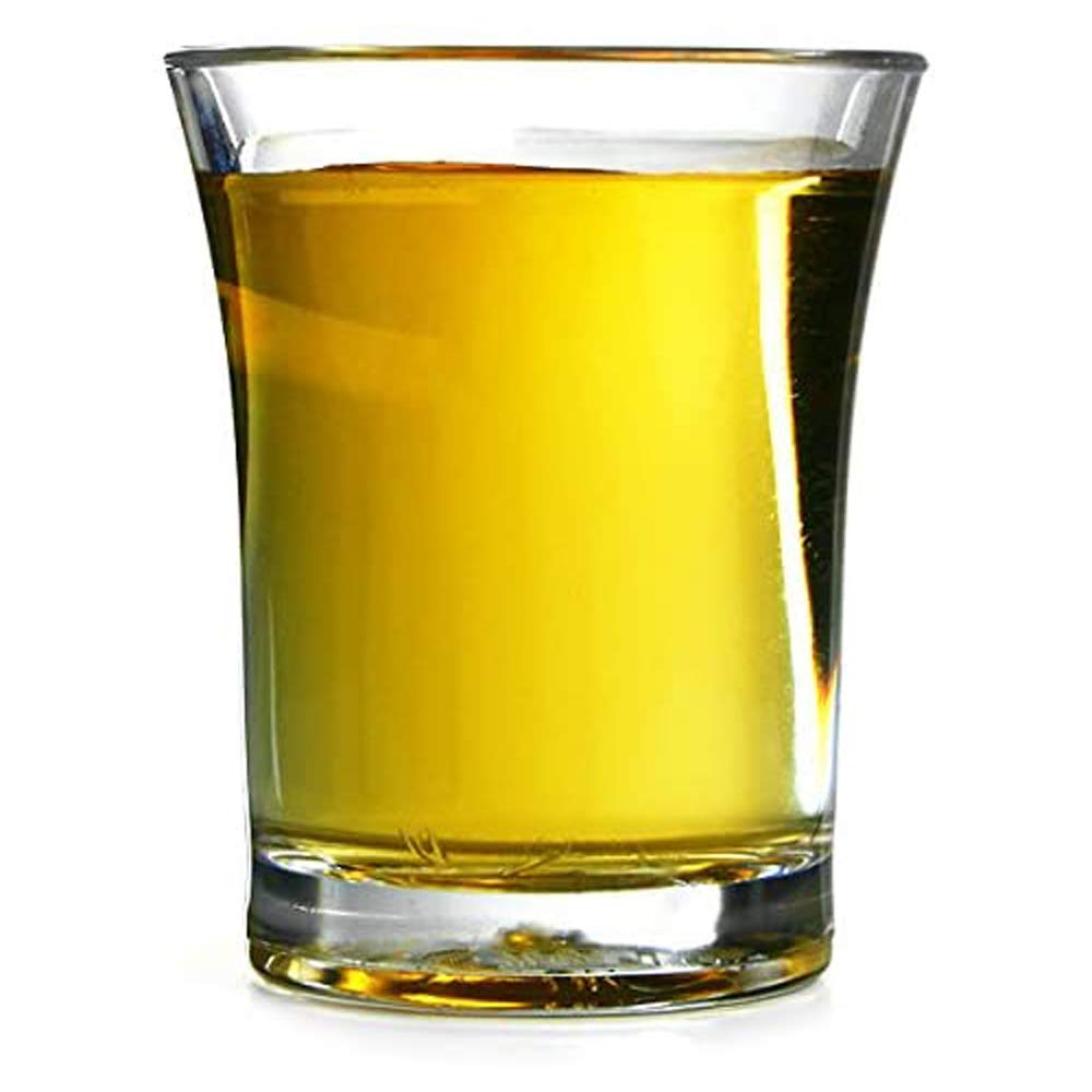 Bar@Drinkstuff Transparent Econ Polystyrene Shot Glasses Ce 0.9 Oz (25 Ml) – Durable Reusable Plastic, Dishwasher Safe, Ce-Marked, Pack Of 6