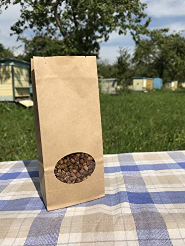 Pan de Abeja, Perga, Polen de Abeja Fermentado, Crudo y Natural, Sin Conservantes, Sin Ingeniería Genética, Apto Para Vegetarianos, 250gr, Cosecha 2021