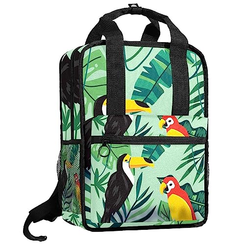 Sac à dos pour garçons motif flamenco multicolore bretelles réglables 35.5cm