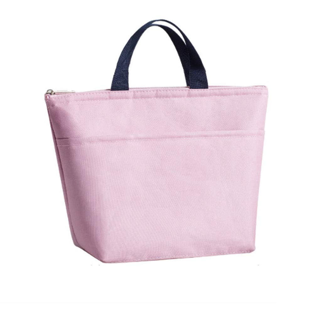 Bolsa de Almuerzo para Hombres y Mujeres, contenedor de Transporte Impermeable Fresco, Bolsa de Almuerzo térmica aislada para Almacenamiento de Alimentos, Bolsa de Tela