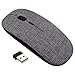 Produktbild Wireless Gaming Mouse Wiederaufladbare, Ultra Slim Silent Click 2,4G Wireless Mäuse 1600DPI Mini Optical Portable Travel Cordless mit USB-Empfänger für PC Laptop-Computer Mac
