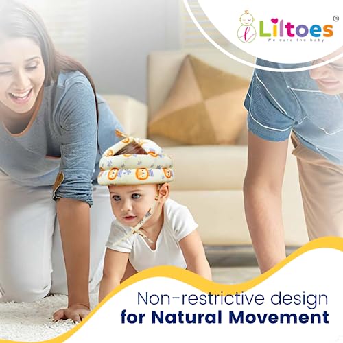Image of LILTOES Baby Head Protector for Safety of Kids 6M to 3 Years- Baby Safety Helmet with Proper Air Ventilation & Corner Guard Protection (Chuby Cub)