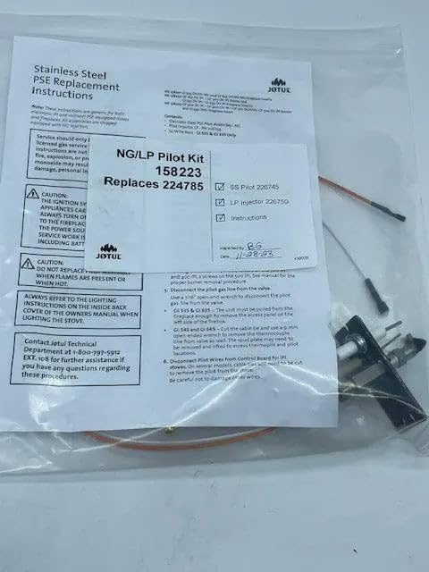 Amazon.com: PSE Pilot Assembly – Jotul 158223/224785 | Natural Gas