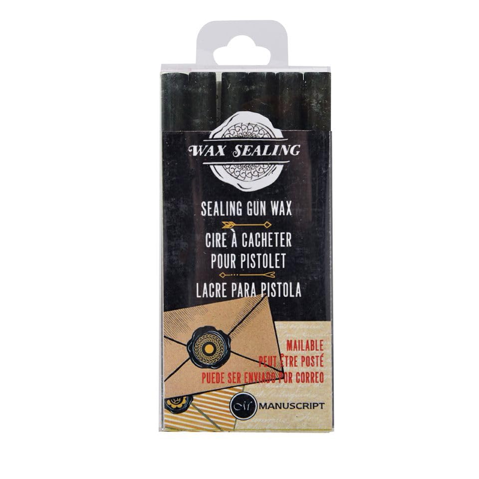 Manuscript MSH7626BLK Gun Wax Set de 6 Negro miniatura 1