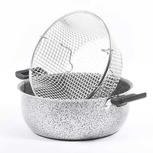 L.NEW IDRA FRIGGITRICE 2M 24cm; materiale antiaderente pe ruso alimentare, cotture rapide e uniformi.