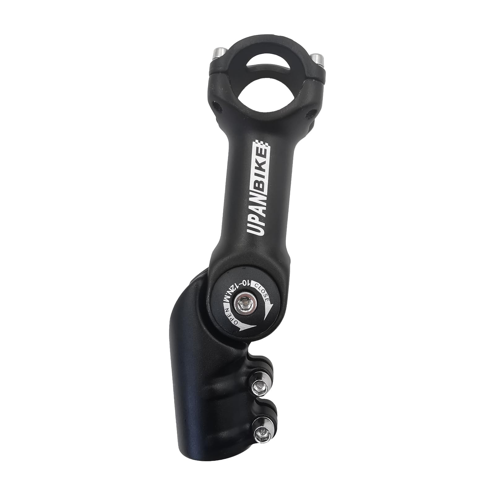 UPANBIKE Adjustable Bike Stem Riser Adapter 120 Degree 31.8mm*95mm Adjustale Angle Bicycle Stem Extender For Mountain Bike Road Bicycle MTB BMX