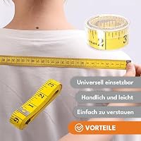 KRUMAD Maßband Körper, Schneidermaßband, Körpermaßband, Messband, Bandmaß – Ansicht 4
