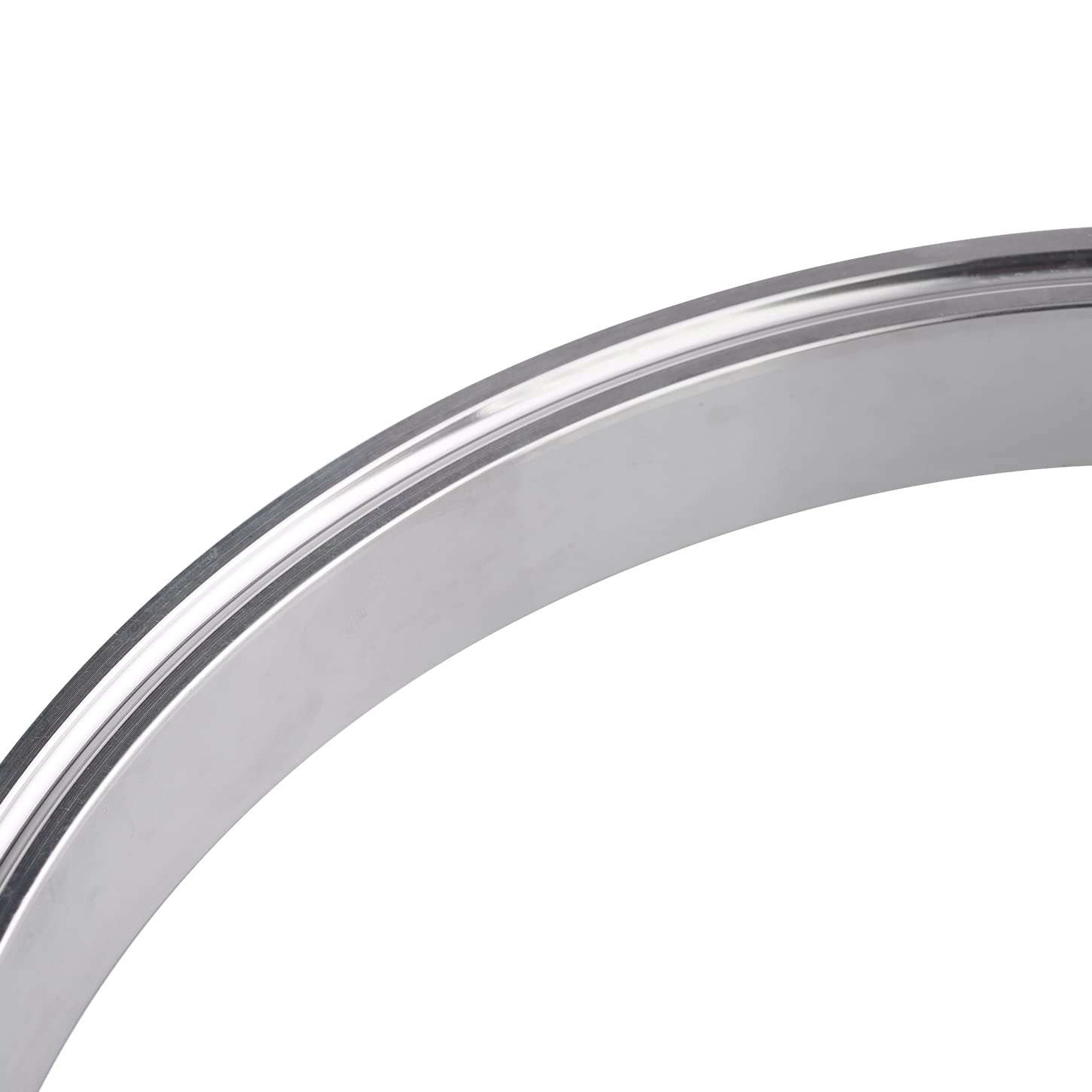 DERNORD Accesorio sanitario 304 de acero inoxidable, abrazadera de soldadura larga virola se adapta a la abrazadera Tri (tubo de 204 mm/8 pulgadas OD)