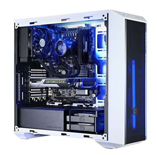 Cooler Master MasterBox 5 White with Dark Mirror Front Panel Case per PC 'ATX, microATX, Mini-ITX, USB 3.0, con Finestra Laterale' MCX-B5S2-WWNN-01