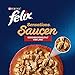 Felix Sensations Saucen Katzenfutter nass, Sorten-Mix, 6er Pack (6 x 12 Beutel à 85g)