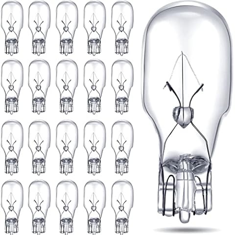 Riakrum T5 Landscape Light Bulbs 12 Volt 4 Watt Landscape Bulbs Low Voltage Landscape Lighting Bulb Malibu Bulbs Light Bulb for Replacement Outdoor Garden Deck Yard Landscape Lamp (20) Cover