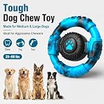 Pamlulu Tough Dog Toys for Aggressive Chewers, Indestructible Dog Toy for Large Dogs, Nylon Chew Toys for Medium Large Breed, Interactive Dog Toys to Keep Them Busy, Dog Birthday - Image 2