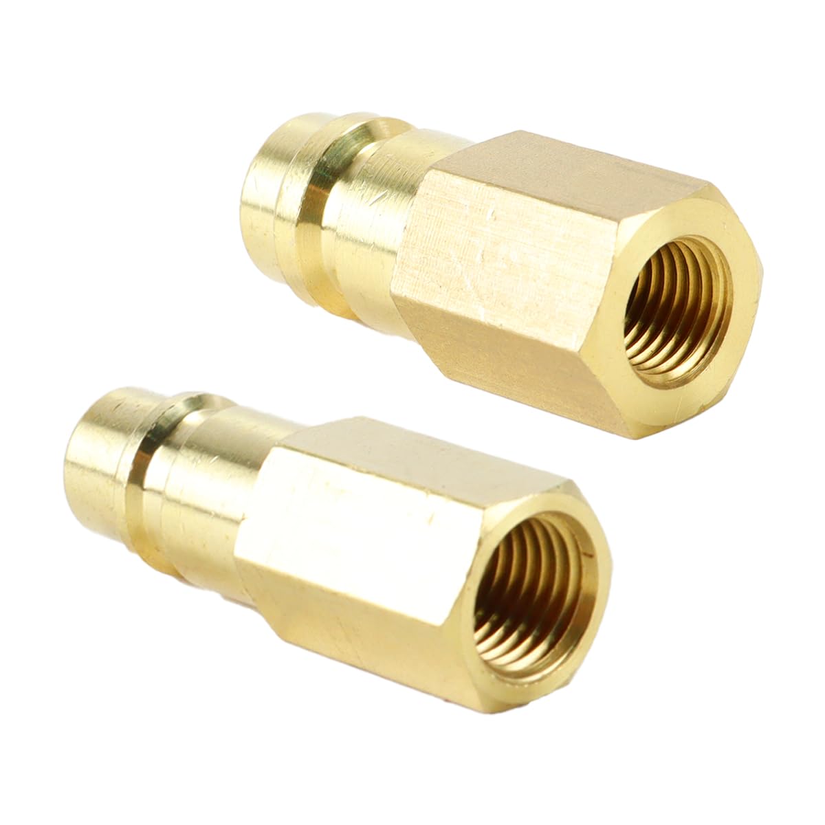 Adattatore Connettore Riempimento Refrigerante Aria Condizionata R134A 1/4" SAE Filettatura W21.8 a R22