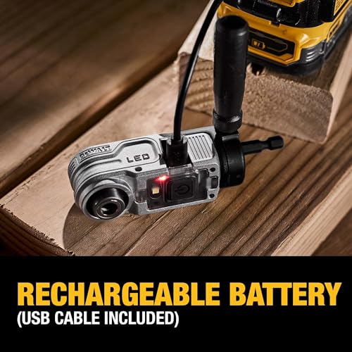 DEWALT FLEXTORQ Lighted Modular Right Angle Attachment for Impact Driver (DWALRAFT) - image 7