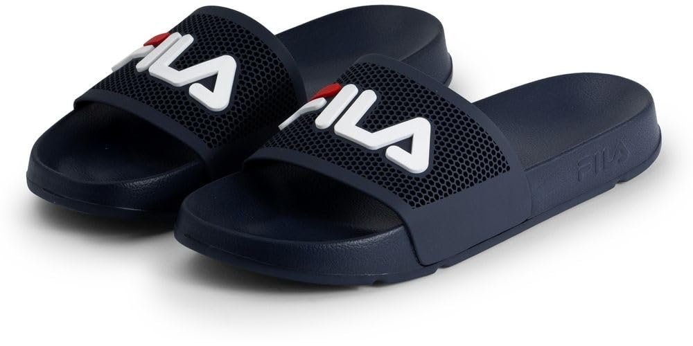 FILA Morro Bay Spiro Slide Sandales pour Homme, Bleu Marine, Taille 45 EU, Fila Navy, 45 EU