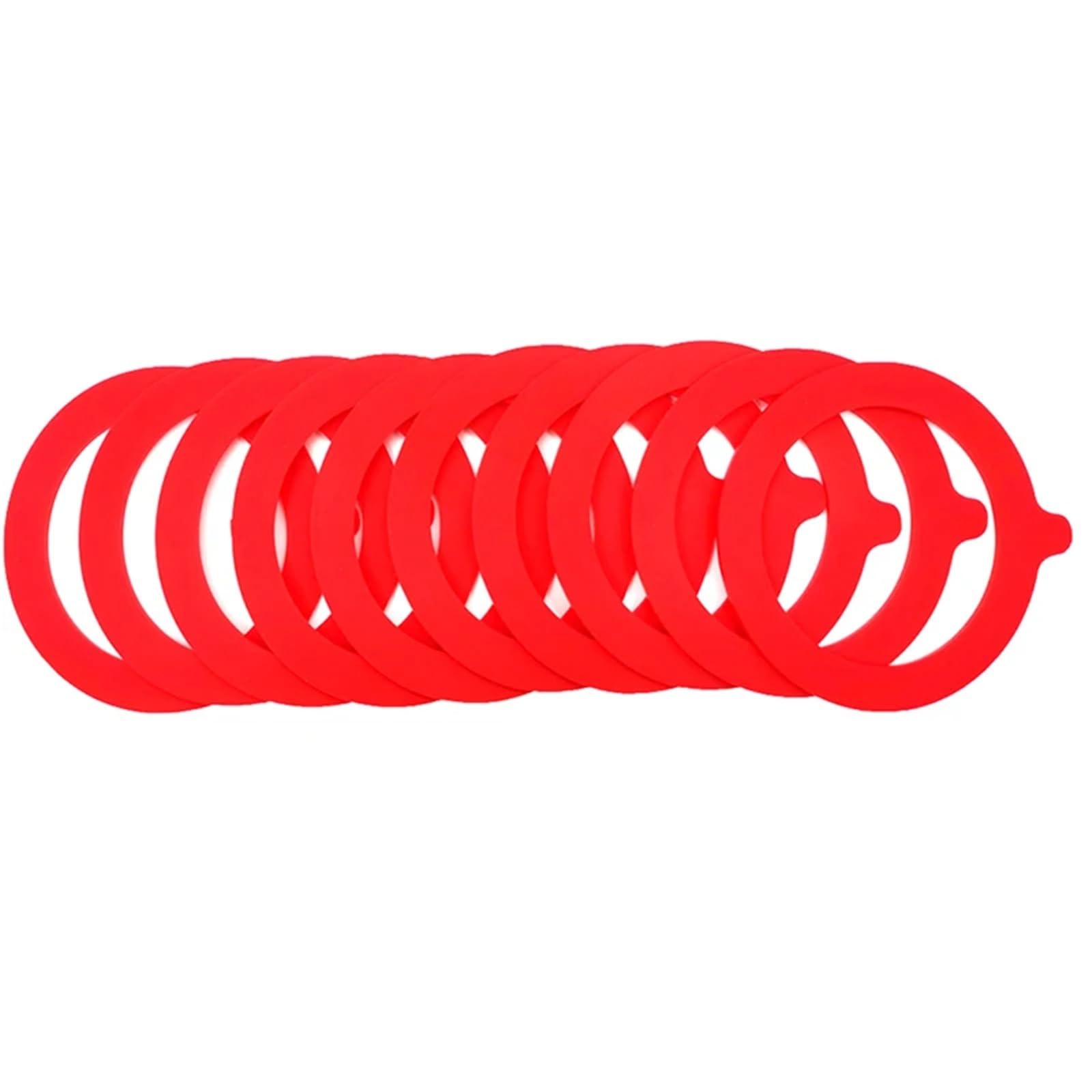 20 Stück Silikon-Ersatzdichtungen for Gläser | Luftdichte, auslaufsichere Einmachringe for Standard- und Weithals-Einmachgläser, wiederverwendbar(A-RD)