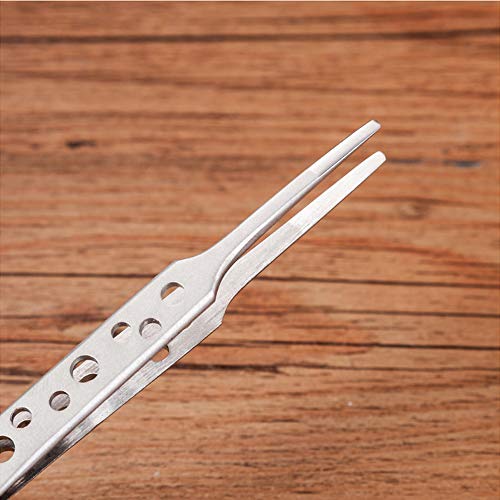 Image of Wolfride 5Pcs Stainless Steel Tweezers Precision Tweezer Tool Set for Electronics Repair, Crafting