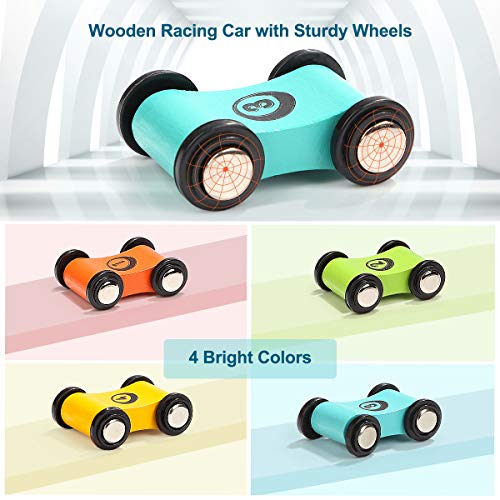 TOP BRIGHT Car Ramp Toys, Race Track Car Toy for Toddler Age 2-4 Year Old Boy with 4 Cars, Parking Lot & Gas Station, Toddler Toys for 2 Year Old Boy Toys, for 3 Year Old Boy - Thumbnail 4