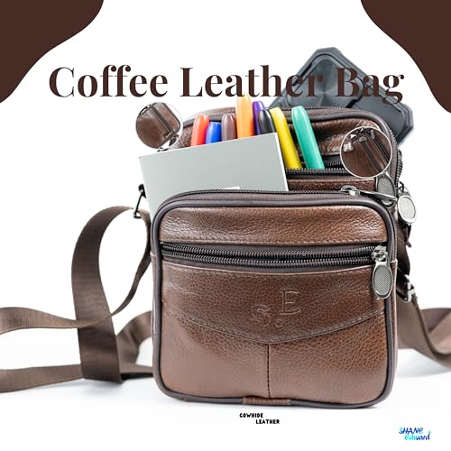 Generic 100% Real Authentic Genuine Leather Premium Quality Mini Cross Sling Messenger Crossbody Bag- Shoulder Bag For All Season thumb #6