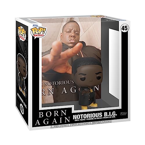 Funko Pop! Albums: Biggie Smalls - Notorious Big - Born Again - Figuras Miniaturas Coleccionables Para Exhibición - Idea De Regalo - Mercancía Oficial - Juguetes Para Niños Y Adultos