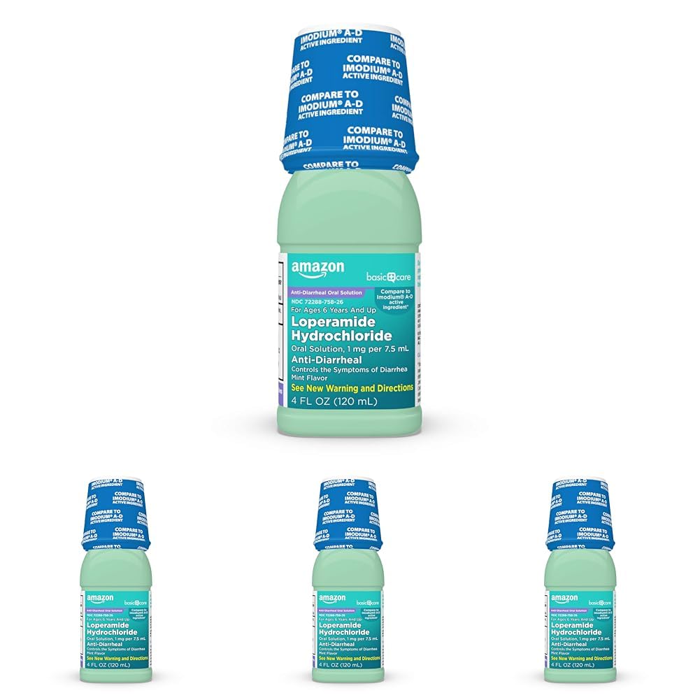 Amazon Basic Care Loperamide Hydrochloride Oral Solution