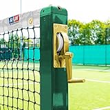 Vermont Tennis Post Winder Mechanism & Handle [3 Styles] | Premium Brass – Square & Round Tennis Posts (Large Square)