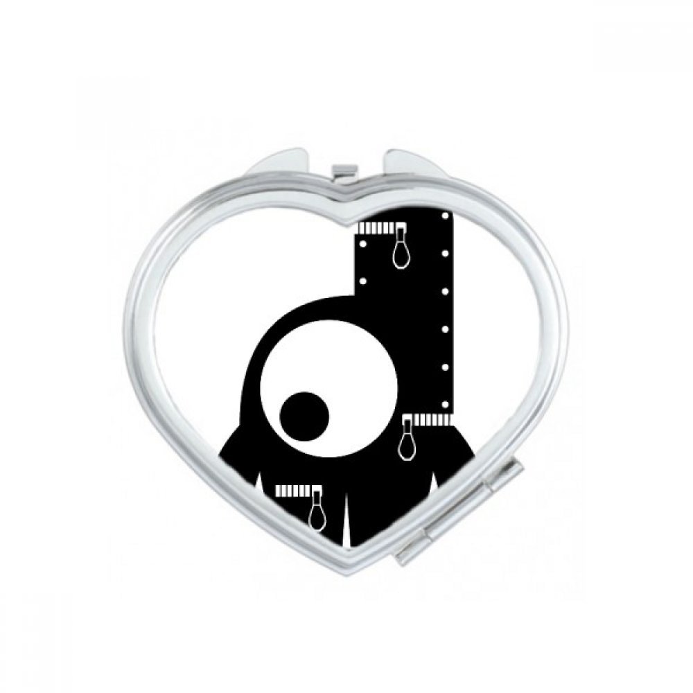 Miroir de poche alien original pour retouches en voyage