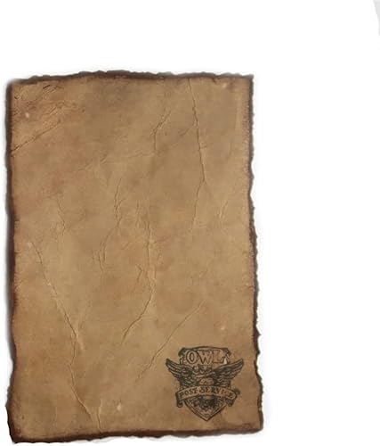 Papel mágico hecho a mano Papelería marrón marrón acuarela papel natural viejo retro borde áspero papel (color búho A5 5 piezas)