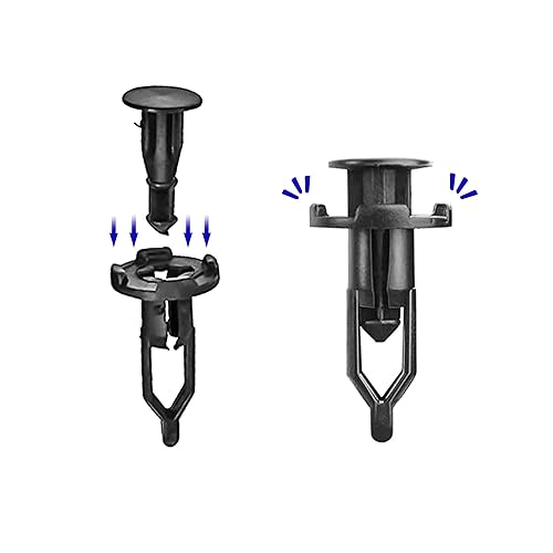Miniatura 4 de 201525-2163A 50x Clips de retención de guardabarros de parachoques - Compatible con Toyota, Lexus, Scion - Reemplaza OEM # 52161-16010, 52161-02020