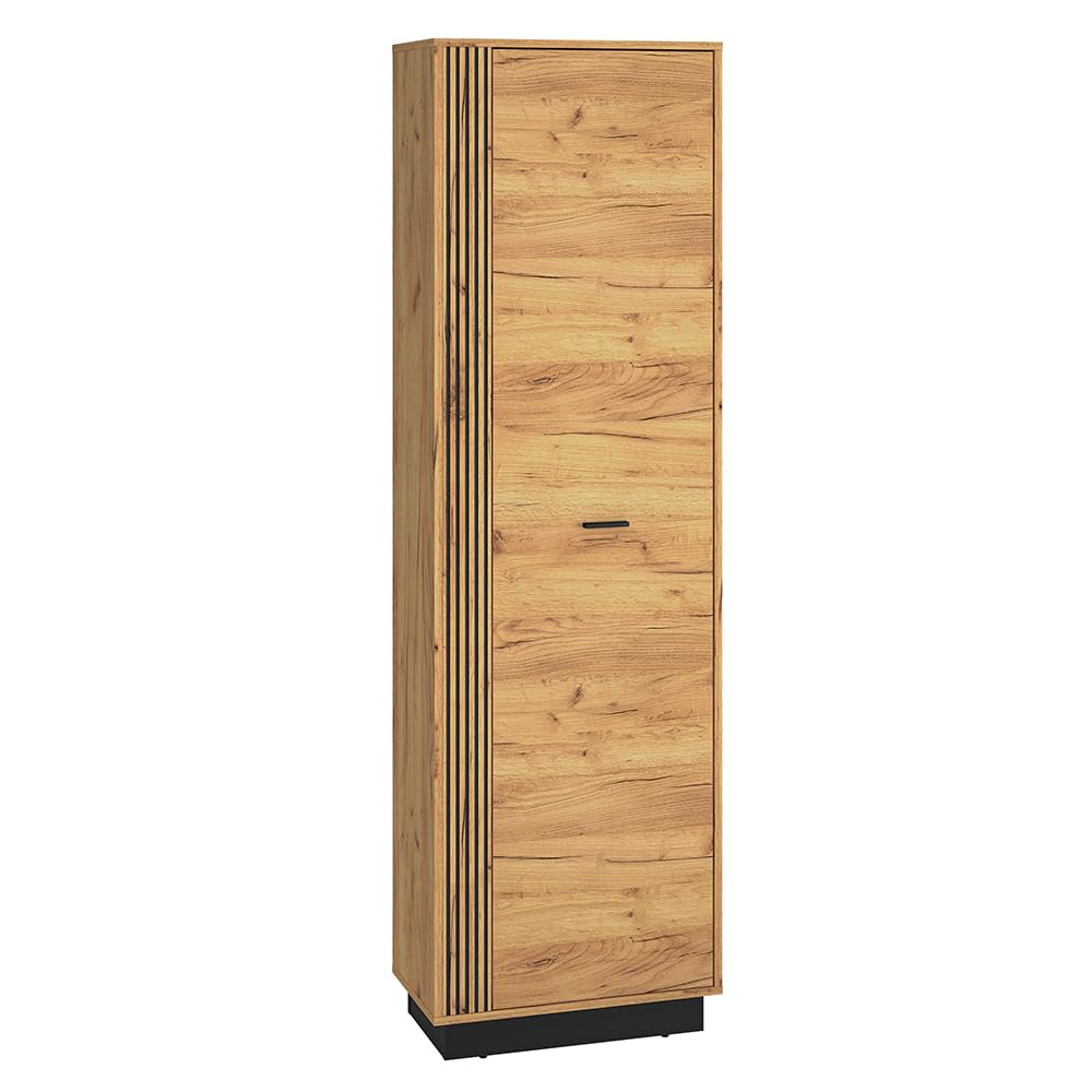 Lomadox Flur Garderobe – Flurschrank in Gold Craft Eiche