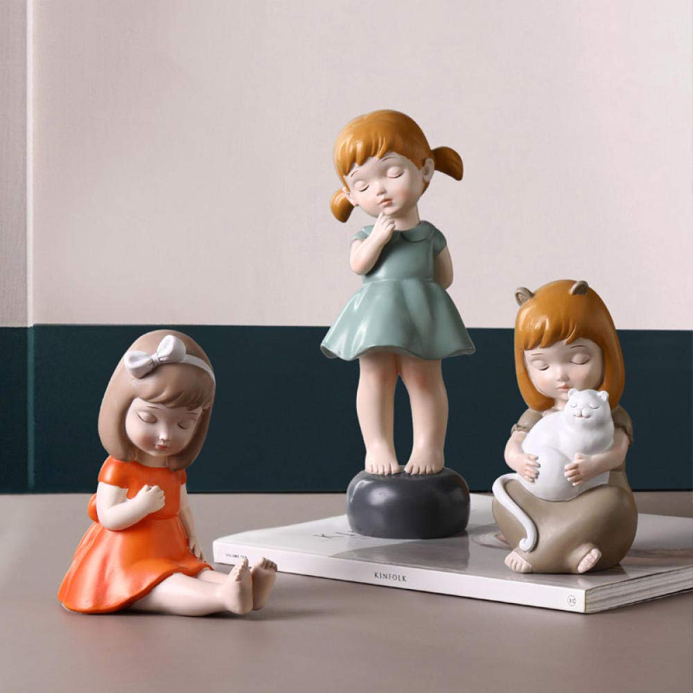 Rzeźba Wystrój Figurki Z Żywicy Zwierzątka Creative Inte