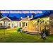 Stringlight Poles – 2‑piece Heavy‑duty Metal Yard Posts, Outdoor Garden Stand | Portable Rust‑resistant Steel Poles with 5‑prong Base for Hanging Stringlights Across Patio Wedding Parties