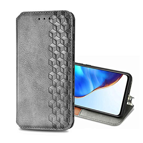SHIEID Coque Compatible avec Infinix Hot 9, Étui pour Téléphone Pliable en Cuir,Fonction de Support Housse Cuir pour Infinix Hot 9-Gris