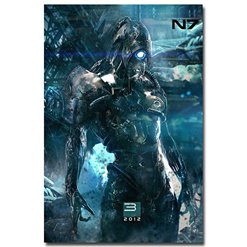 Lawrence Painting Mass Effect 2 3 4 Shooting Action Game Art Canvas Poster Print Wall Pictures For Bedroom Living Room Decor
