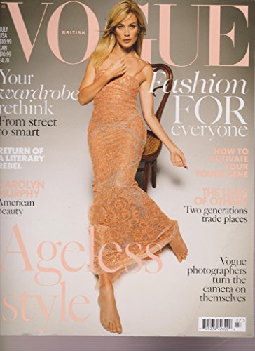 VOGUE BRITISH MAGAZINE JULY 2017, CAROLYN MURPHY AMERICAN BEAUTY, AGELESS STYLE.
