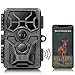 Produktbild [2021 NEUESTE] Echte 4K 30MP Wildkamera WLAN Bluetooth, Wildlife Jagdkamera mit IR-LEDs Nachtsicht Kamera Bewegungsmelder 0,2s Trigger 65ft 120° Weitwinkel, Wasserdicht IP66 für Wildtierüberwachung