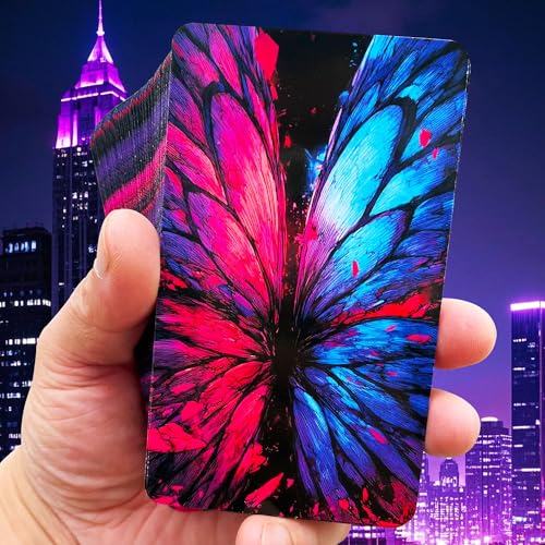 Image of Dark Tarot Deck 78 Cards, Neon Arcana Cyberpunk Tarot Cards with General Guidebook for Adults, Modern Gothic Fantasy Tarot for Shadow Work & Collectors