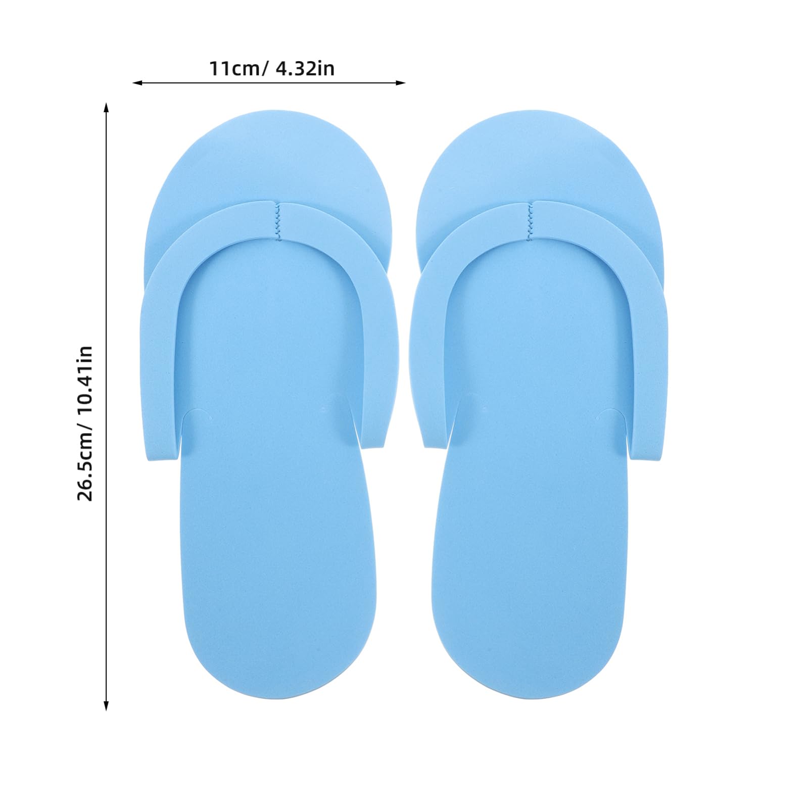 Healeved Confezione Da 12 Pantofole Riutilizzabile Da Viaggio Per Donna Per Salone Di Bellezza Pieghevoli in Morbido Materiale Eva Design Alla Moda